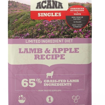 ACANA DOG SINGLE LAMB & APPLE 25 LB