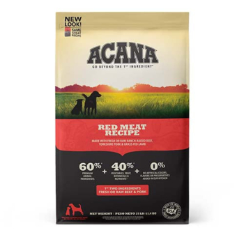 ACANA DOG HERITAGE RED MEATS 25 LB