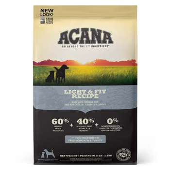 ACANA HERITAGE LIGHT & FIT 25 LB